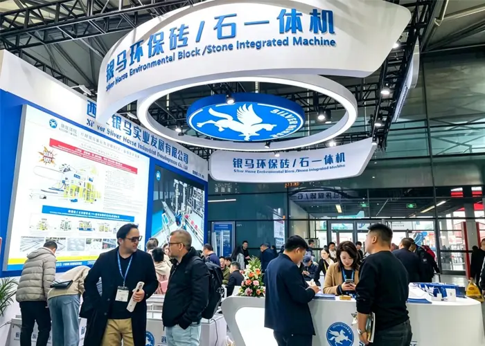 Silver Horse apresenta tecnologia de blocos verdes na Bauma China 2026